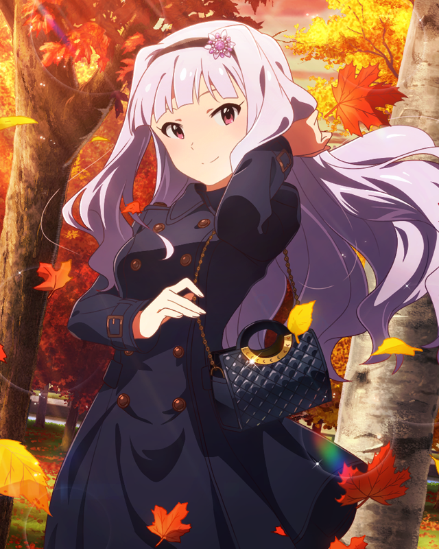 落葉の秋景色 四条貴音