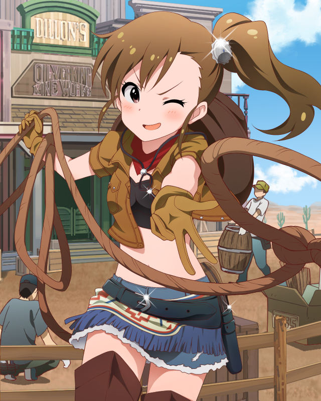 麦茶でイッキ！　双海真美