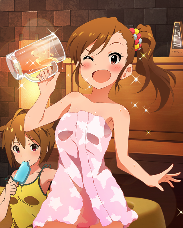 麦茶でイッキ！　双海真美