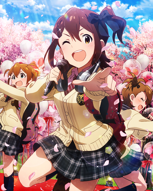 ふたりでお花見　春日未来