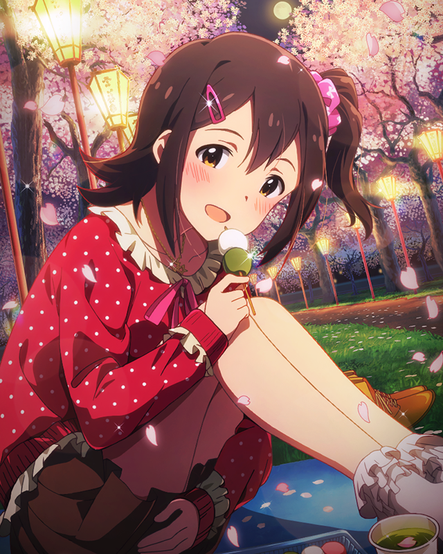 ふたりでお花見　春日未来