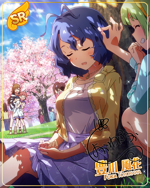 桜舞う満開パレード　豊川風花