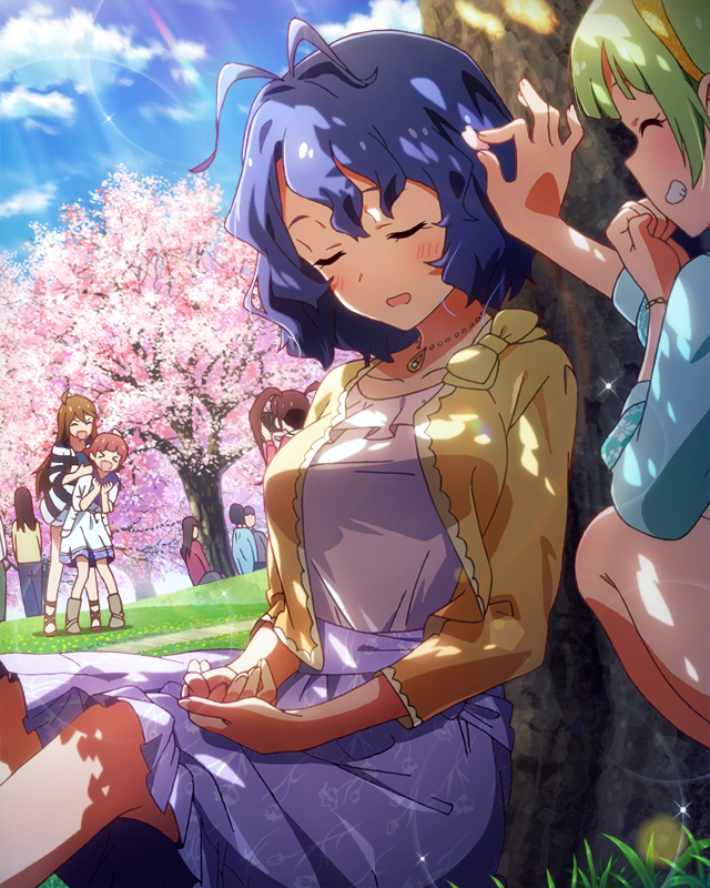 桜舞う満開パレード　豊川風花