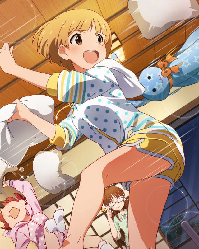 全力まくら投げ! 福田のり子