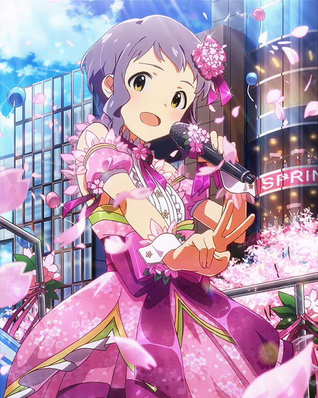 笑顔満開Vサイン! 真壁瑞希