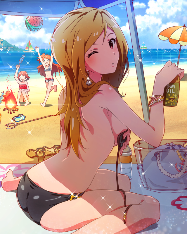 慣例的防曬油 百瀨莉緒