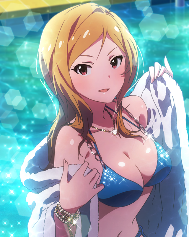 静寂なプール　百瀬莉緒