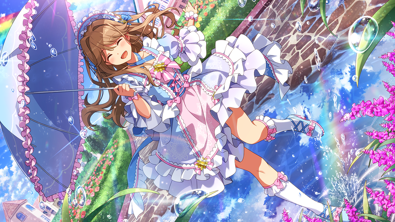 光る雫、こぼれる笑顔　天空橋朋花