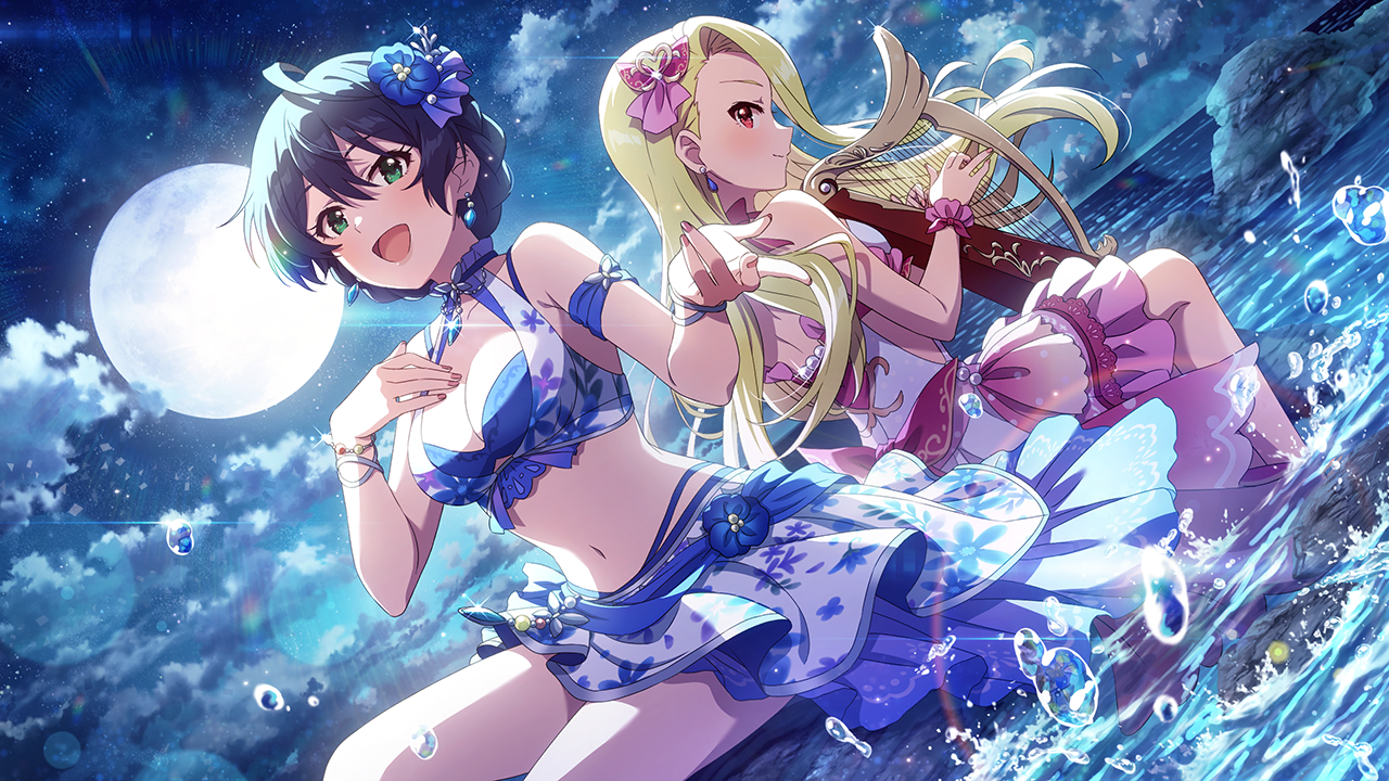 カードフォリオ　アイドルマスター　桜守歌織　2枚セット セレブリティ・アイランド ver.KS 桜守歌織 | Fantasia