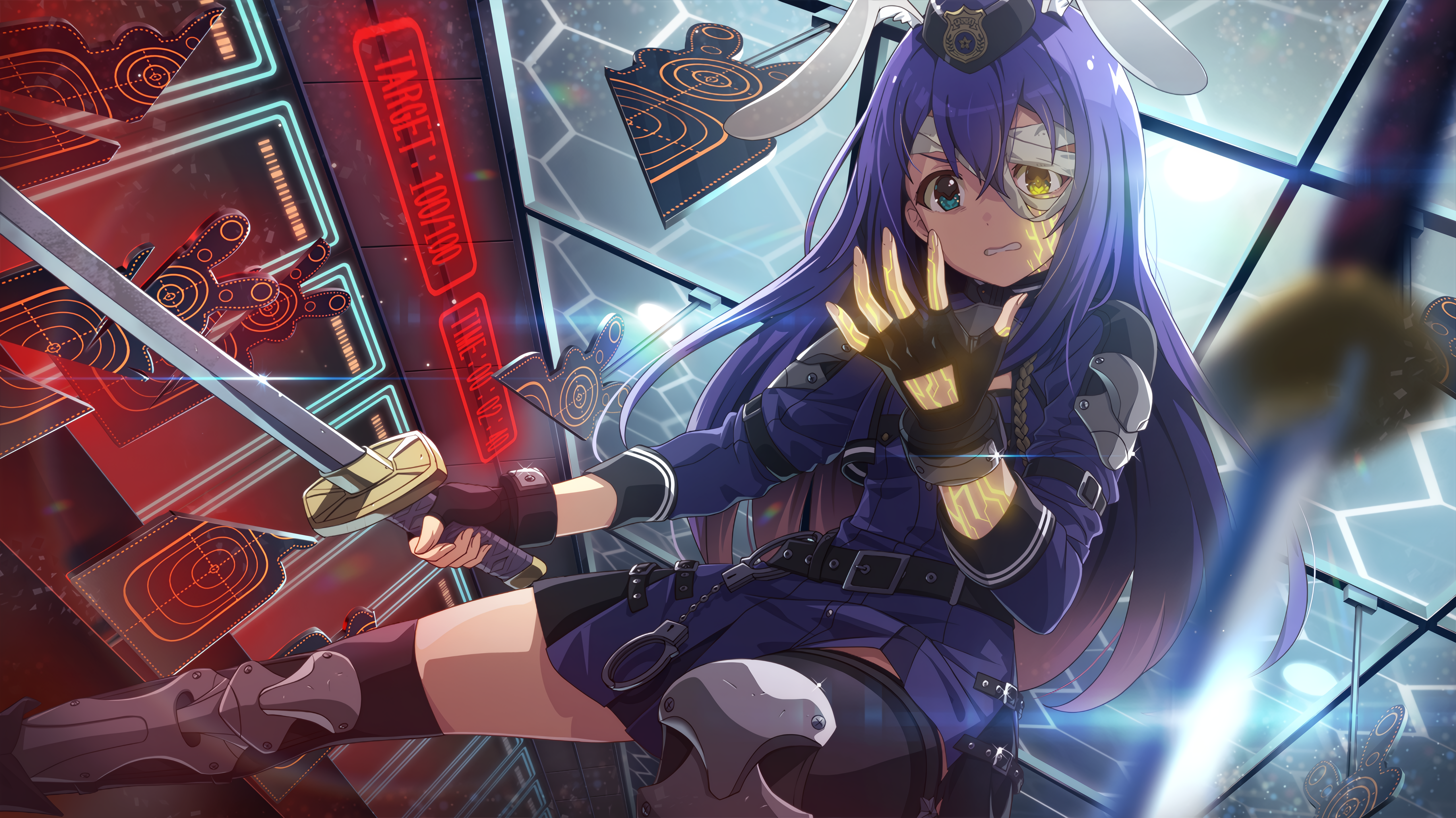 閃光るオッドアイ　望月杏奈