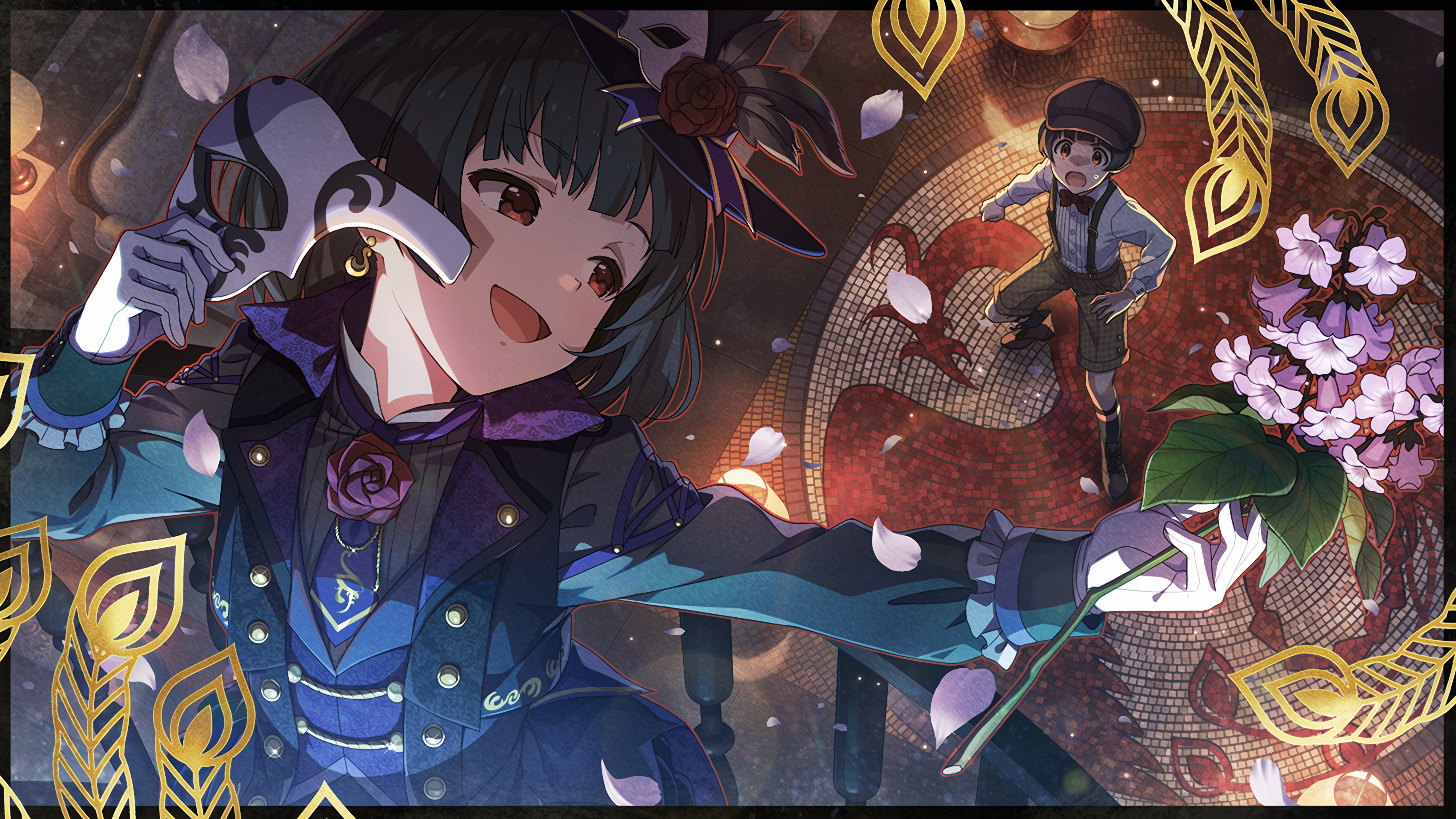 仮面に鳳凰　中谷育