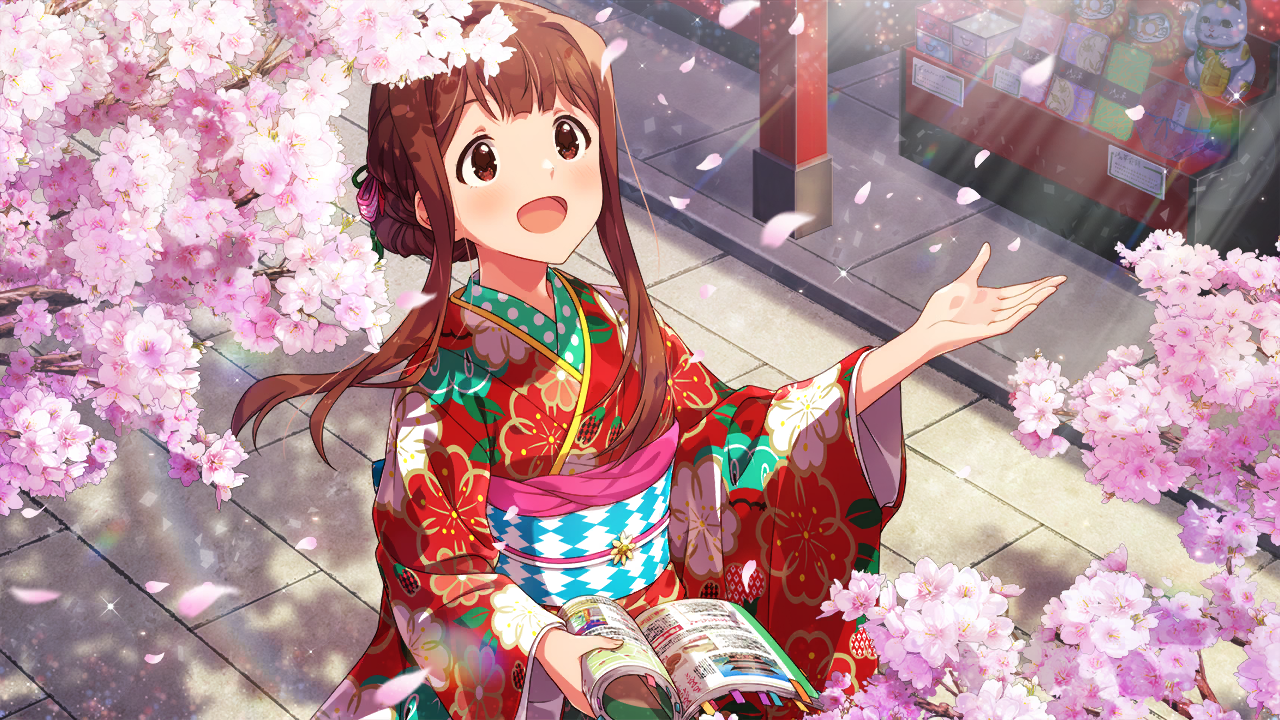 꽃보라에 마음을 빼앗겨… 타나카 코토하